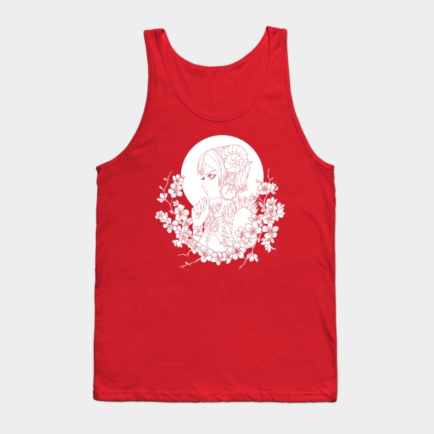 Aries Ram Girl Tank Top by bomazu